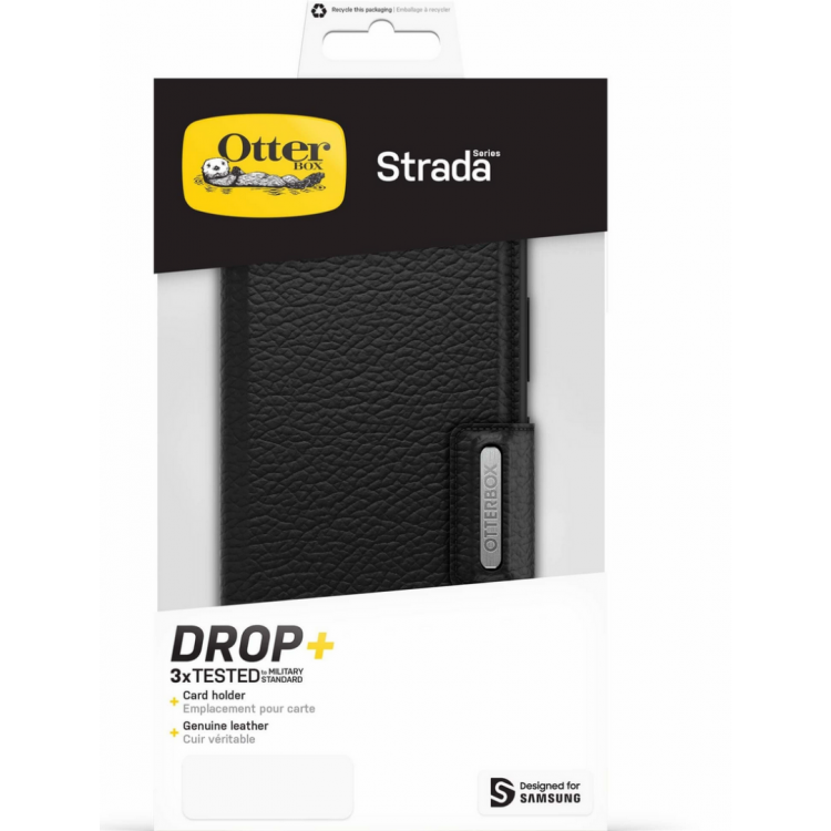 Θήκη Otterbox Strada Series Leather Δερμάτινη Folio για SAMSUNG GALAXY S23 5G - shadow BLACK - 77-91183 